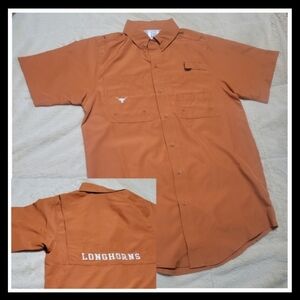 UT Bevo University of Texas Longhorn ventilated short sleeve UPF 50 shirt 2X NEW